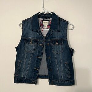 Forever 21 Blue Denim Vest